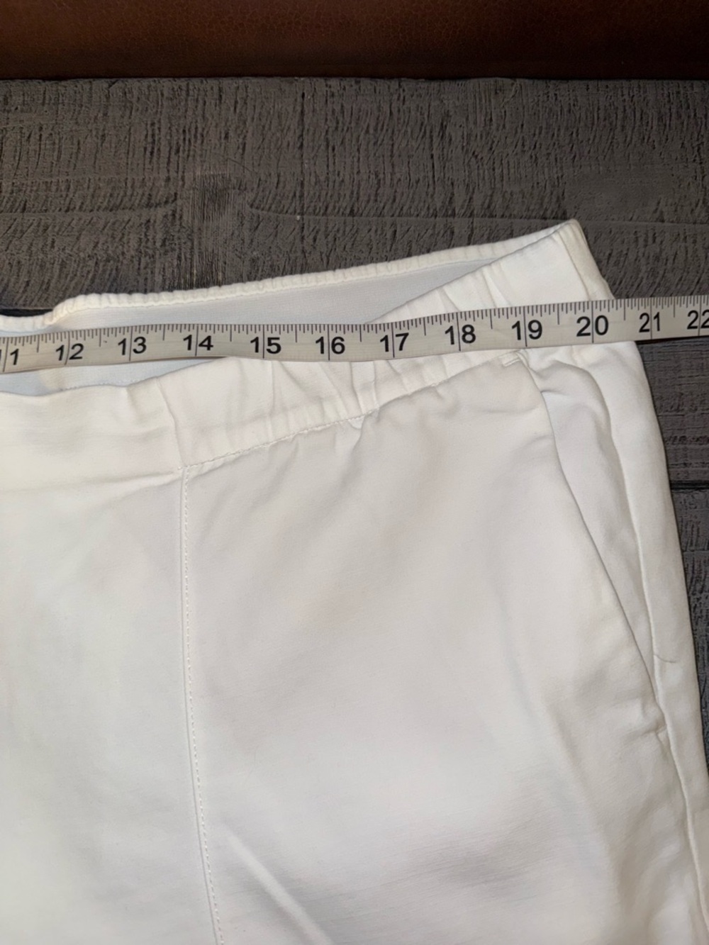 J. Jill Essentials Women’s Cream Tailored Chinos Cotton Blend Pull On Size 22 - Picture 9 of 12